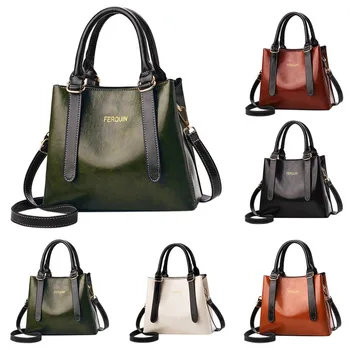 Fashion ladies bag casual simple shoulder bag wild solid color handbag large capacity Messenger bagPure Color Single ShouldeY424
Fashion ladies bag casual simple shoulder bag wild solid color handbag large capacity Messenger bagPure Color Single ShouldeY424