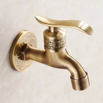 Antique Brass Garden Faucet Flower Carved Bibcock Faucet Washing Mashine Faucet Copper Bibcock Toilet Tap A62002
Antique Brass Garden Faucet Flower Carved Bibcock Faucet Washing Mashine Faucet Copper Bibcock Toilet Tap A62002