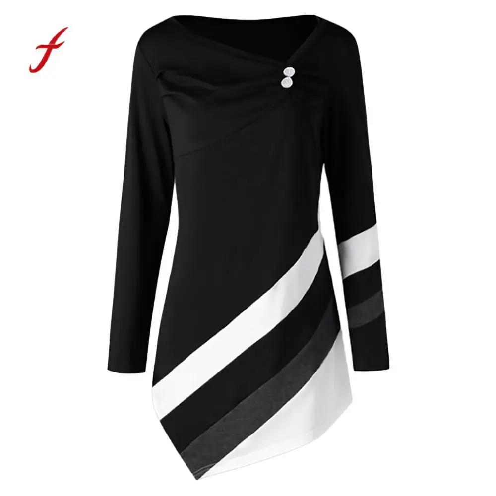 womens tops and blouses Striped Asymmtrical Tunic Tops Plus Size Blouse Long Sleeve Black Women Blouse roupa feminina
womens tops and blouses Striped Asymmtrical Tunic Tops Plus Size Blouse Long Sleeve Black Women Blouse roupa feminina