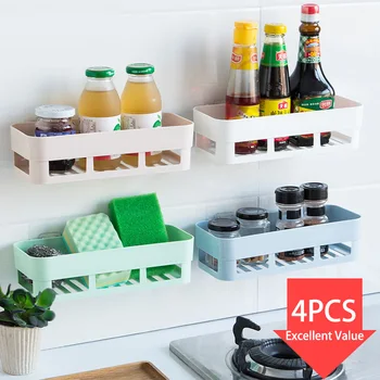 4PCS Free nail installation waterproof Drain Hollow Paste kitchen bathroom Storage rack Shelves
4PCS Free nail installation waterproof Drain Hollow Paste kitchen bathroom Storage rack Shelves