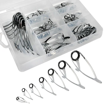 Fishing Rod Guides Tip Set Repair Kit DIY Eye Rings 10 Size Stainless Steel Frames Tips Top Fishing Rod Guide Repair Kit
Fishing Rod Guides Tip Set Repair Kit DIY Eye Rings 10 Size Stainless Steel Frames Tips Top Fishing Rod Guide Repair Kit