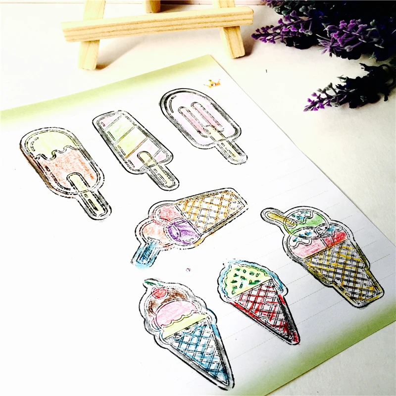 Ice Cream Shape Clear Silica Gel Stamp Seal DIY Scrapbook Diary Book Card Making Photo Album Decorative Embossing Arts Stamping
Ice Cream Shape Clear Silica Gel Stamp Seal DIY Scrapbook Diary Book Card Making Photo Album Decorative Embossing Arts Stamping