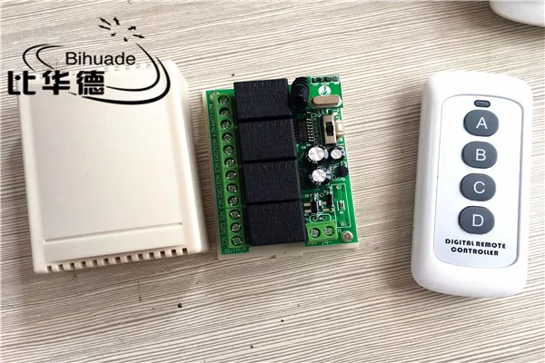 Universal 315Mhz DC 12V 4 Channel Wireless Remote Control Switch Relay Receiver Module For 1527 learning Code 315Mhz Transmitter
Universal 315Mhz DC 12V 4 Channel Wireless Remote Control Switch Relay Receiver Module For 1527 learning Code 315Mhz Transmitter