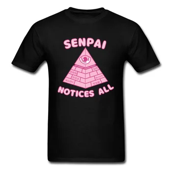 Senpai Become Noticed T-shirt Men All Seeing Eye T Shirt Horus God Tshirt Pyramid Tops Tees Cartoon Clothes Cotton Black
Senpai Become Noticed T-shirt Men All Seeing Eye T Shirt Horus God Tshirt Pyramid Tops Tees Cartoon Clothes Cotton Black