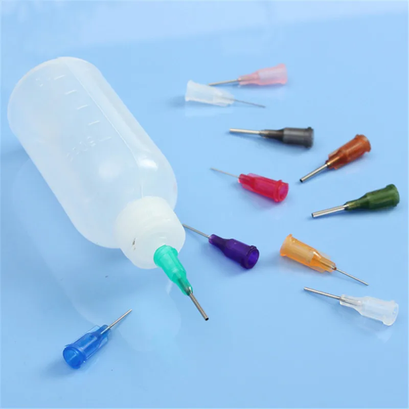 50ml Empty E-liquid Plastic Rosin Flux Alcohol Bottle For Dispenser Rosin Solder Flux Paste +11 Needles Tool Parts
50ml Empty E-liquid Plastic Rosin Flux Alcohol Bottle For Dispenser Rosin Solder Flux Paste +11 Needles Tool Parts