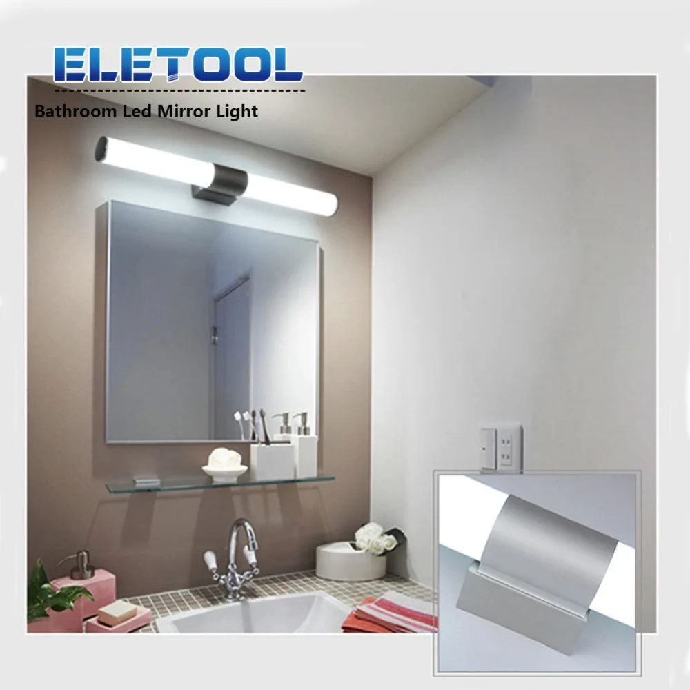 Wall Lamp 12W 85-265V Led Mirror Light Waterproof LED Tube Modern Acrylic Wall Light Bathroom Lighting XF30
Wall Lamp 12W 85-265V Led Mirror Light Waterproof LED Tube Modern Acrylic Wall Light Bathroom Lighting XF30