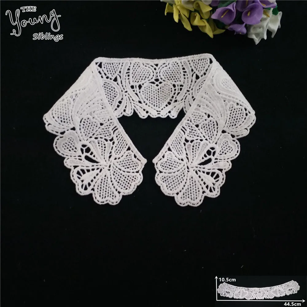 Fashion style White Hollow out Lace Neckline Fabric Craft Embroidery Applique Lace Collar Sewing DIY Clothing Decorate Accessory
Fashion style White Hollow out Lace Neckline Fabric Craft Embroidery Applique Lace Collar Sewing DIY Clothing Decorate Accessory