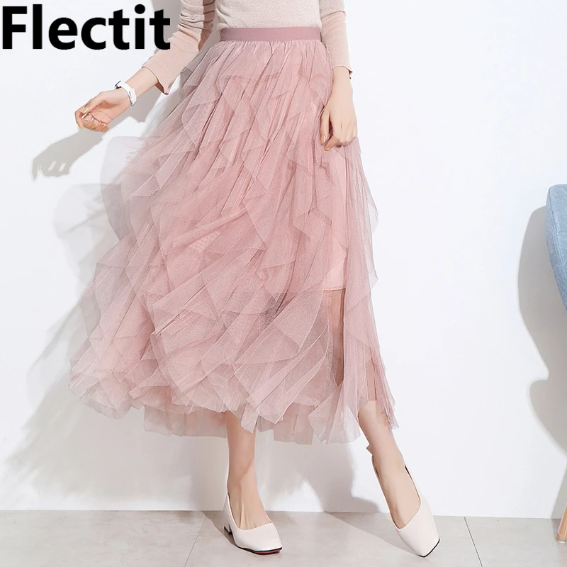Flectit Lolita Style Tiered Tulle Maxi Skirt Elasticized Waist Waterfall Ruffle Tutu Skirt Long Party Skirts For Women
Flectit Lolita Style Tiered Tulle Maxi Skirt Elasticized Waist Waterfall Ruffle Tutu Skirt Long Party Skirts For Women