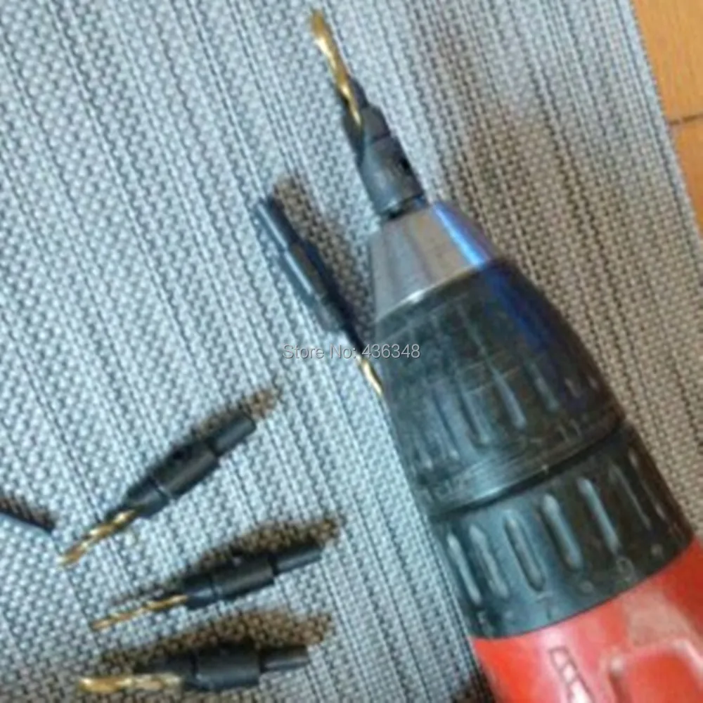 5pcs Woodworking Drill Bit Titanium Coated Countersink Drill Bit Wood Screw Counter Sink Chamfer Counter Bore #6 #8 #10 #12 #14
5pcs Woodworking Drill Bit Titanium Coated Countersink Drill Bit Wood Screw Counter Sink Chamfer Counter Bore #6 #8 #10 #12 #14