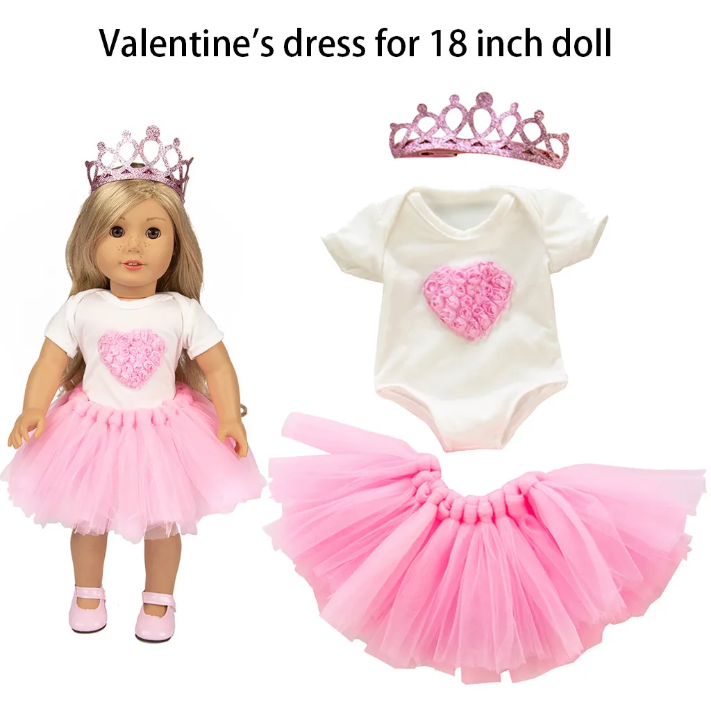 Doll Clothes Cute Tutu Skirt Clothes Coat Crown Girl Toy For 18 inch Doll Accessory Gril Princess Dress Toy Doll Clothes Set D7#
Doll Clothes Cute Tutu Skirt Clothes Coat Crown Girl Toy For 18 inch Doll Accessory Gril Princess Dress Toy Doll Clothes Set D7#