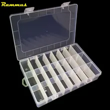 24 rejillas DIY herramientas caja de embalaje componentes electrónicos portátiles tornillo de almacenamiento extraíble caja de herramientas de joyería caja colorida(China)