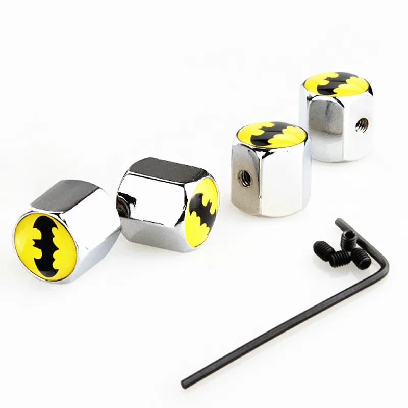 4pcs/lot Tire Valve Caps Auto Tyre Air Stems Cover Witn Bat logo Batman Logo Emblem Tire Accessories Car Car styling Accessories
4pcs/lot Tire Valve Caps Auto Tyre Air Stems Cover Witn Bat logo Batman Logo Emblem Tire Accessories Car Car styling Accessories