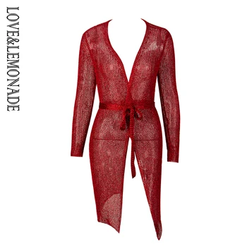 LOVE & LEMONADE Deep Red Polyester Sweater LM1169
LOVE & LEMONADE Deep Red Polyester Sweater LM1169