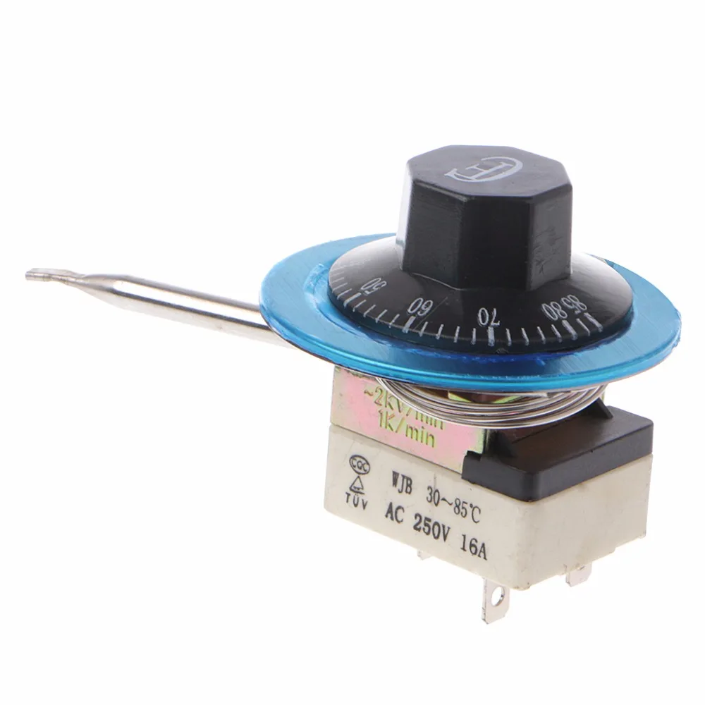 Temperature Control Switch AC 250V 16A 3PIN Ceramic Base Thermostat Water Heater Temperatural Switches 30-85 Degree
Temperature Control Switch AC 250V 16A 3PIN Ceramic Base Thermostat Water Heater Temperatural Switches 30-85 Degree