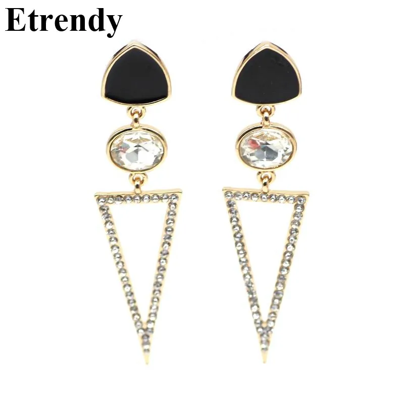 2017 Geometry Full Rhinestone Triangle Drop Earrings For Women Fashion Jewellery Wholesale Trendy Earings Femme Gift Bijoux
2017 Geometry Full Rhinestone Triangle Drop Earrings For Women Fashion Jewellery Wholesale Trendy Earings Femme Gift Bijoux