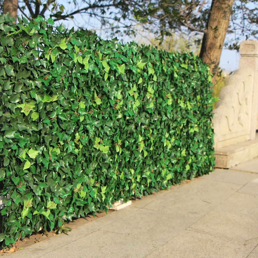 Artificial Hedge Leaves Plants Fake Ivy Wall 10"X10" Plastic vertical garden UV Proof Privacy Backyards Wedding Decorations
Artificial Hedge Leaves Plants Fake Ivy Wall 10"X10" Plastic vertical garden UV Proof Privacy Backyards Wedding Decorations