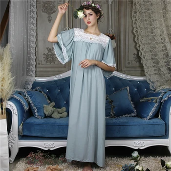 Factory 6 Colors Vintage Nightgowns For Arab Women Cotton Plus Size Robe Sleepwear Victorian Fashion Long Night Dress Home Cloth
Factory 6 Colors Vintage Nightgowns For Arab Women Cotton Plus Size Robe Sleepwear Victorian Fashion Long Night Dress Home Cloth