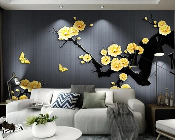 Papel de parede Chinese classical gold jewelry plum 3d wallpaper mural,living room TV sofa wall bedroom wall papers home decor
Papel de parede Chinese classical gold jewelry plum 3d wallpaper mural,living room TV sofa wall bedroom wall papers home decor