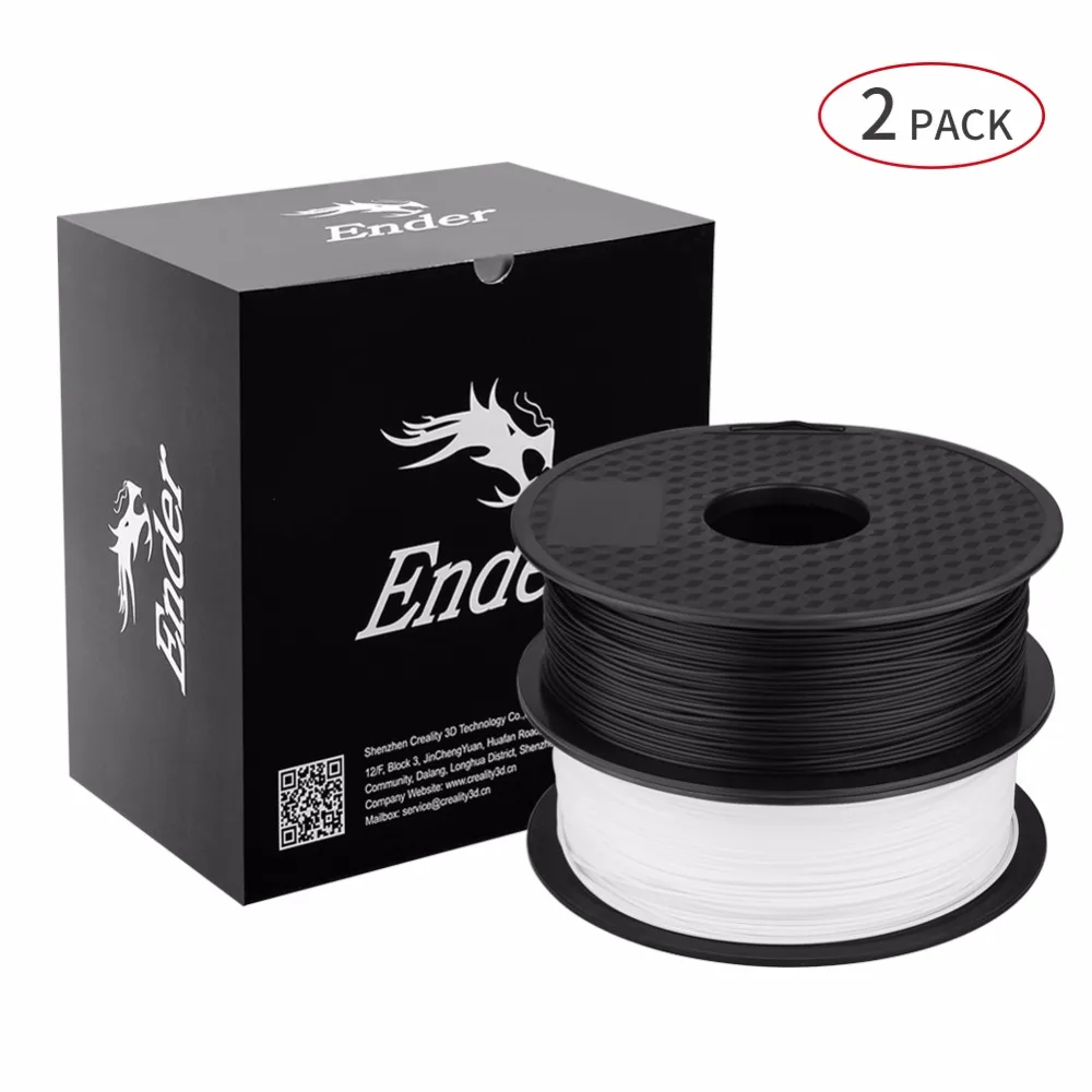 Original 1.75mm Ender 2KG 3D Printer PLA Filament Material For Ender-3/Ender-5/CR-10 Series CREALITY 3D Printer
Original 1.75mm Ender 2KG 3D Printer PLA Filament Material For Ender-3/Ender-5/CR-10 Series CREALITY 3D Printer
