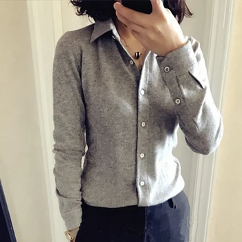 2018 Spring Autumn Women Cashmere Wool Sweaters Cardigans Turn Down Neck Sexy Casual Fashion Solid Color Femme Knitted Plus Size
2018 Spring Autumn Women Cashmere Wool Sweaters Cardigans Turn Down Neck Sexy Casual Fashion Solid Color Femme Knitted Plus Size