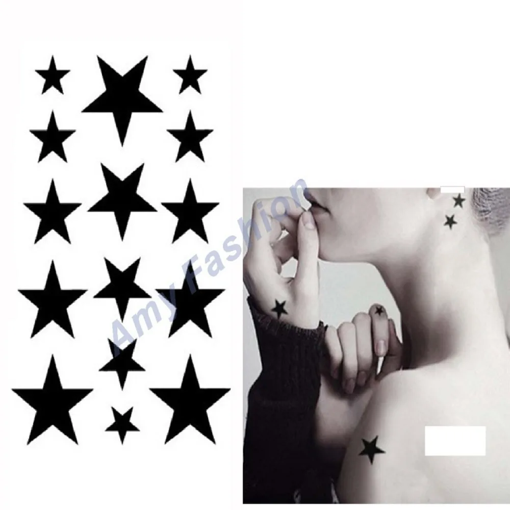 Tattoo Sticker Stars Pattern Waterproof Temporary Tattooing Paper Body Art temporary tattoo Temporary Paper Art
Tattoo Sticker Stars Pattern Waterproof Temporary Tattooing Paper Body Art temporary tattoo Temporary Paper Art