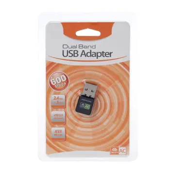 Free Driver Wireless 600Mbps USB WiFi Adapter Network Card Dual Band 5GHz /2.4GHz RTL8811 WiFi LAN Adapter 802.11ac Wireless
Free Driver Wireless 600Mbps USB WiFi Adapter Network Card Dual Band 5GHz /2.4GHz RTL8811 WiFi LAN Adapter 802.11ac Wireless