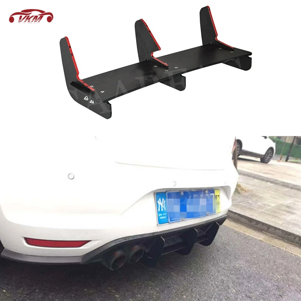 For Polo ABS Rear Lip Diffuser Mudguard plate For VW Polo GTI 2015 2016 Carbon Fiber Fins Shark Style Bumper Guard Car Styling
For Polo ABS Rear Lip Diffuser Mudguard plate For VW Polo GTI 2015 2016 Carbon Fiber Fins Shark Style Bumper Guard Car Styling