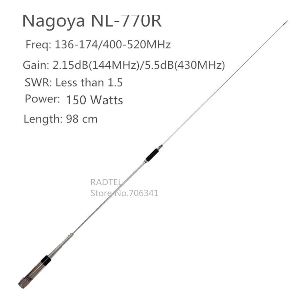 Dual band Mobile radio NL770R for QYT KT-8900 KT8900 KT890D KT-8900D BAOJIE BJ-218 BJ218 ZASTON MP320 NAGOYA NL-770R Antenna
Dual band Mobile radio NL770R for QYT KT-8900 KT8900 KT890D KT-8900D BAOJIE BJ-218 BJ218 ZASTON MP320 NAGOYA NL-770R Antenna