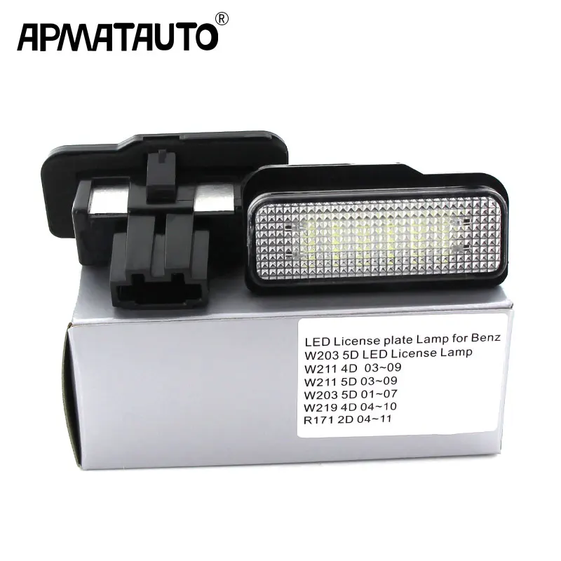 2PCS For Mercedes W211 4D W203 5D W219 R171 2D 12V Car LED License Plate Light No Error Canbus for Benz White Number Plate lamp
2PCS For Mercedes W211 4D W203 5D W219 R171 2D 12V Car LED License Plate Light No Error Canbus for Benz White Number Plate lamp