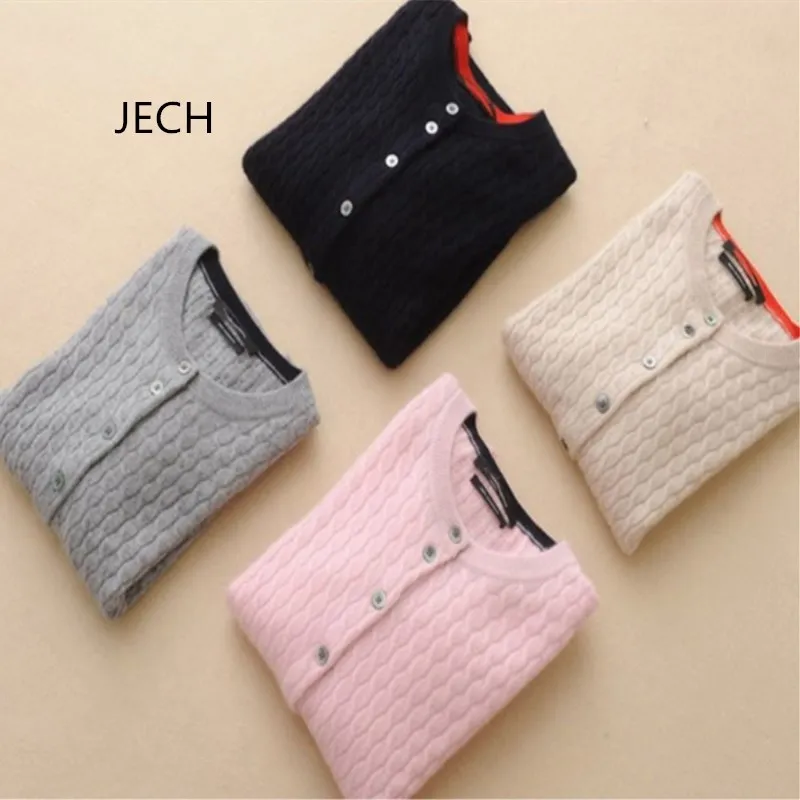 Women's Cashmere Cardigan 2018 New Twist Knit Round Collar Single Breasted Long Sleeve Wool Winter Spring Sweaters Outwear Coat
Women's Cashmere Cardigan 2018 New Twist Knit Round Collar Single Breasted Long Sleeve Wool Winter Spring Sweaters Outwear Coat