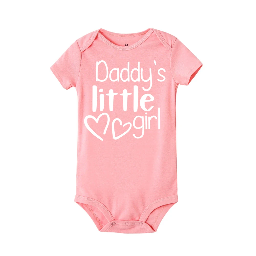 Daddy's Little Girl Newborn Baby Girls Summer Rompers Funny Letter Outfits Baby Girl Short Sleeve Jumpsuit Clothes Birthday Gift
Daddy's Little Girl Newborn Baby Girls Summer Rompers Funny Letter Outfits Baby Girl Short Sleeve Jumpsuit Clothes Birthday Gift