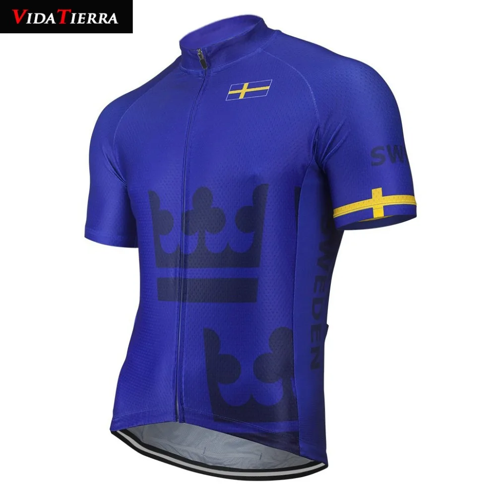 2019 VIDATIERRA men blue cycling jersey Sweden national flag team bike jersey go pro mtb jersey Summer lucky classic Domineering
2019 VIDATIERRA men blue cycling jersey Sweden national flag team bike jersey go pro mtb jersey Summer lucky classic Domineering