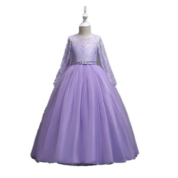 2019 Christmas Dress Girl Long Sleeve Dresses Yarn Princess Vestido Children Clothing Dress Lace Girls Elegant Costume GDR518
2019 Christmas Dress Girl Long Sleeve Dresses Yarn Princess Vestido Children Clothing Dress Lace Girls Elegant Costume GDR518