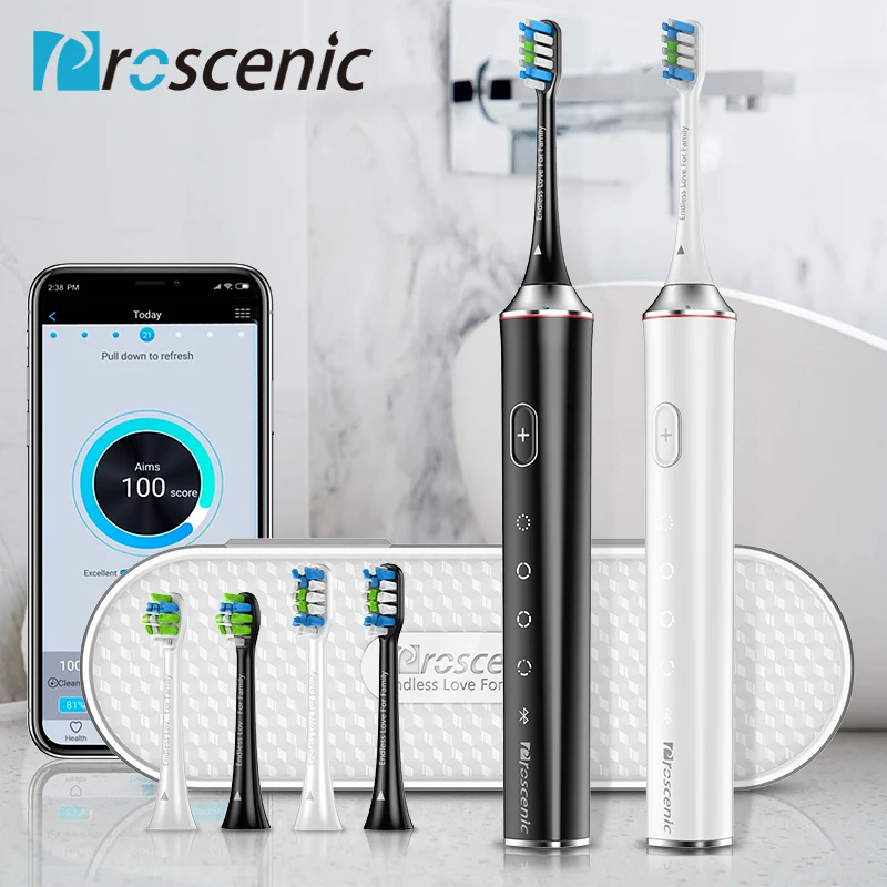 Proscenic Rechargeable Automatic Sonic Electrical Toothbrush APP Control Intelligent Dental Health Dental Care Tool
Proscenic Rechargeable Automatic Sonic Electrical Toothbrush APP Control Intelligent Dental Health Dental Care Tool