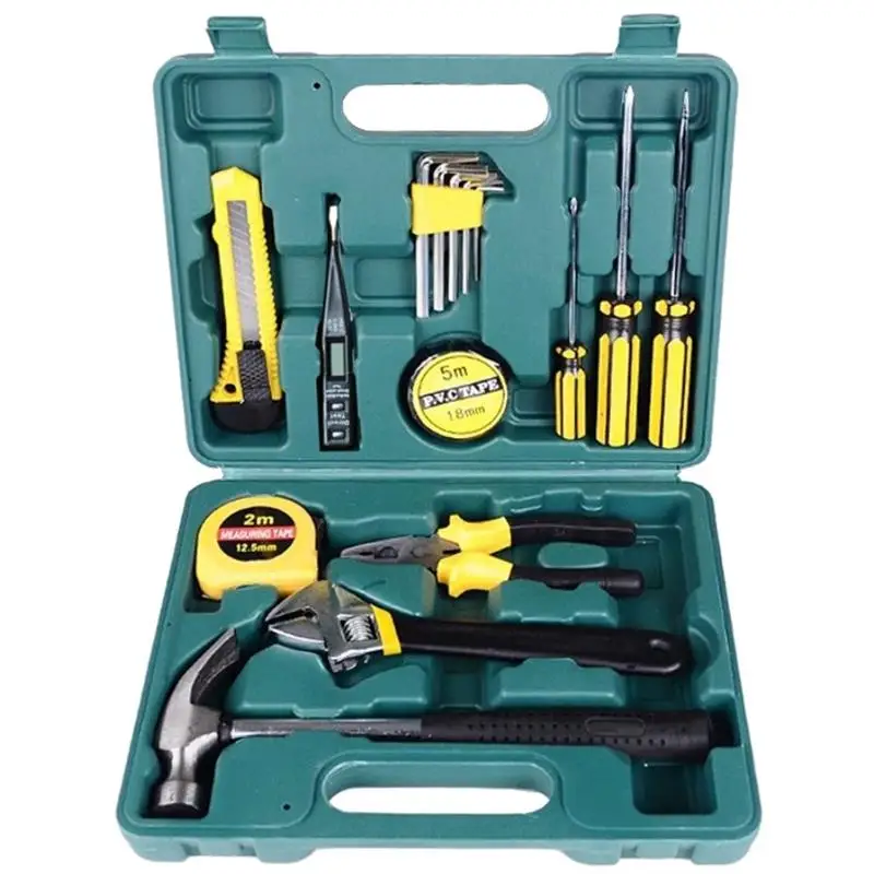 16Pcs Multifuctional Car Repair Tool Kits Screwdriver Wrench Hammer Pliers Combination Household Set Hardware Tool Box
16Pcs Multifuctional Car Repair Tool Kits Screwdriver Wrench Hammer Pliers Combination Household Set Hardware Tool Box