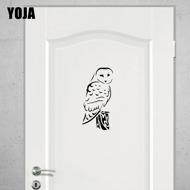 YOJA 12 5*25 см с подвеской изображением совы на ветке Глянец двери Стикеры Съемная