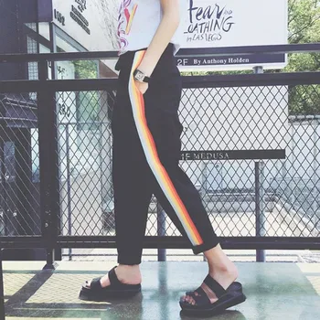 Women Sports Pants Long Strip Pattern Loose Strappy Causal Slacks for Fitness XRQ88
Women Sports Pants Long Strip Pattern Loose Strappy Causal Slacks for Fitness XRQ88