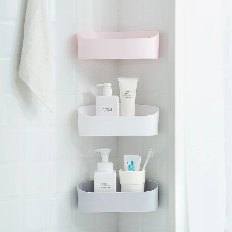Bathroom Shelf Free Punch Triangle Wall Storage Rack Wall Mount Vanity Single Layer Corner Frame Bathroom Accessories
Bathroom Shelf Free Punch Triangle Wall Storage Rack Wall Mount Vanity Single Layer Corner Frame Bathroom Accessories