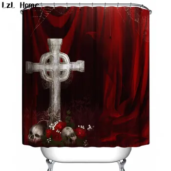 LzL Home Waterproof Shower Curtain 3d Skull Cross Spide Custom Design Halloween Bathroom Curtain Bathing For Halloween Dec
LzL Home Waterproof Shower Curtain 3d Skull Cross Spide Custom Design Halloween Bathroom Curtain Bathing For Halloween Dec