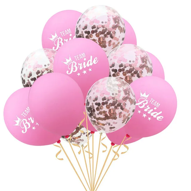Rose-gold-Confetti-Pink-Team-bride-Balloons-Bridal-Shower-Bride-to-be-Letter-Banners-Bachelorette-Party.jpg_640x640