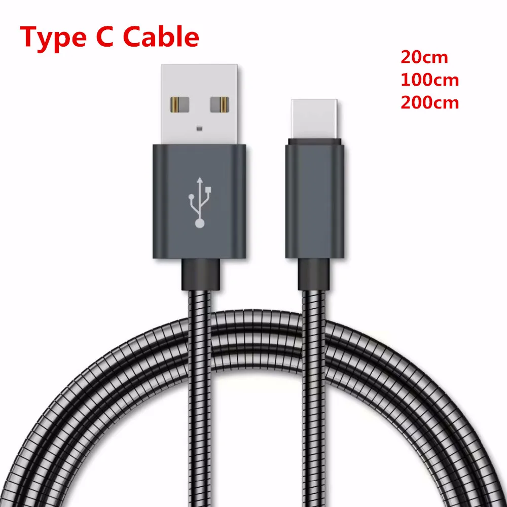 0.2/1/2 Meter Type C Data Cable 2.4A Fast Charger Soft Steel Cord For Huawei Mate 9 20 Pro P10 P20 Honor 8 9 10 Letv 2 2s 3 s3
0.2/1/2 Meter Type C Data Cable 2.4A Fast Charger Soft Steel Cord For Huawei Mate 9 20 Pro P10 P20 Honor 8 9 10 Letv 2 2s 3 s3