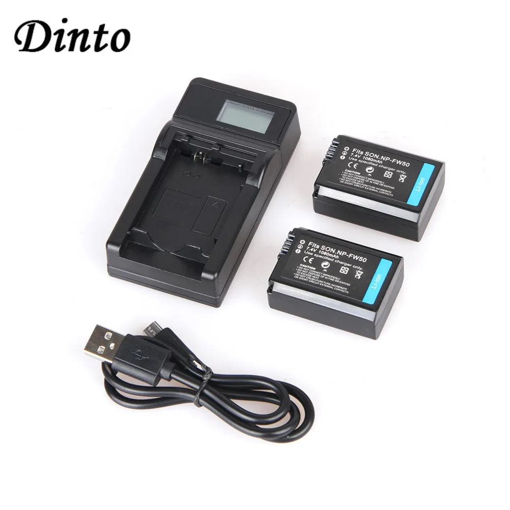DINTO 2pcs NP-FW50 NPFW50 NP FW50 Digital Camera Battery + LCD Display charger for Sony NEX-3 NEX-5C NEX-C3 a33 a35 a55
DINTO 2pcs NP-FW50 NPFW50 NP FW50 Digital Camera Battery + LCD Display charger for Sony NEX-3 NEX-5C NEX-C3 a33 a35 a55