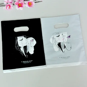 Jewelry Packaging Bags 100pcs 15x20cm Double Color Woman Head printed Plastic Bags with Handle Pouches for Candy Gifts Package
Jewelry Packaging Bags 100pcs 15x20cm Double Color Woman Head printed Plastic Bags with Handle Pouches for Candy Gifts Package