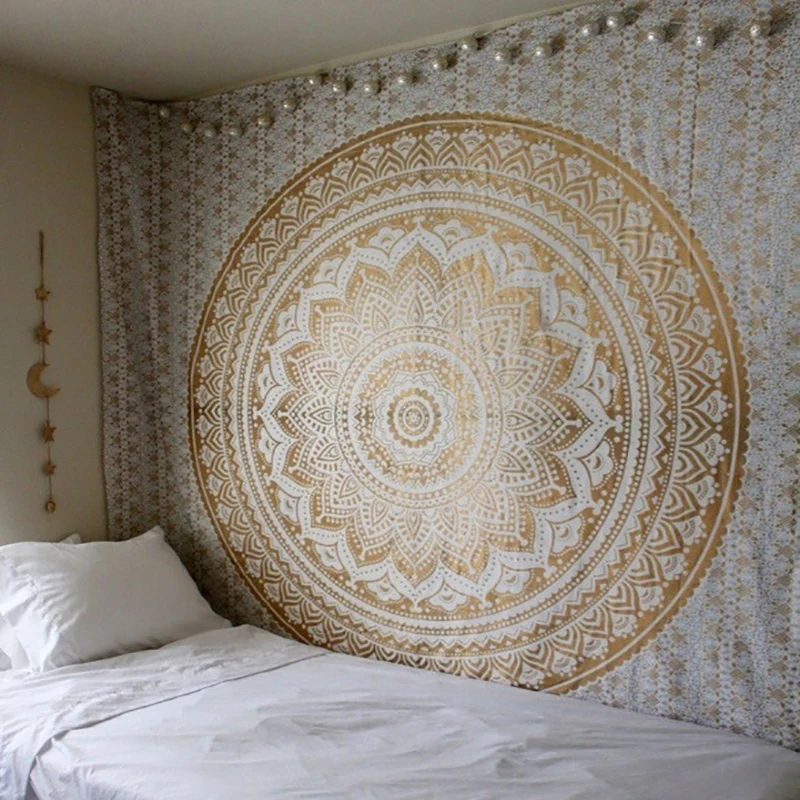 Mandala Large Indian Tapestry Wall Hanging Bohemian Polyester Beach Carpet Thin Blanket Yoga Shawl 150x210cm Blanket
Mandala Large Indian Tapestry Wall Hanging Bohemian Polyester Beach Carpet Thin Blanket Yoga Shawl 150x210cm Blanket