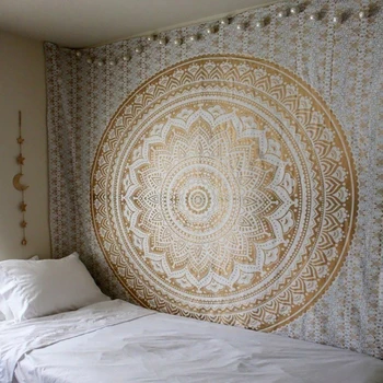 Mandala Large Indian Tapestry Wall Hanging Bohemian Polyester Beach Carpet Thin Blanket Yoga Shawl 150x210cm Blanket
Mandala Large Indian Tapestry Wall Hanging Bohemian Polyester Beach Carpet Thin Blanket Yoga Shawl 150x210cm Blanket