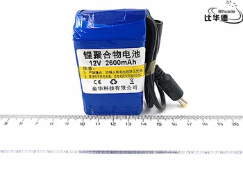 1pcs/lot 12V 2600mah lithium battery Rechargeable DC battery polymer batteria For monitor motor LED light outdoor spare Battery
1pcs/lot 12V 2600mah lithium battery Rechargeable DC battery polymer batteria For monitor motor LED light outdoor spare Battery