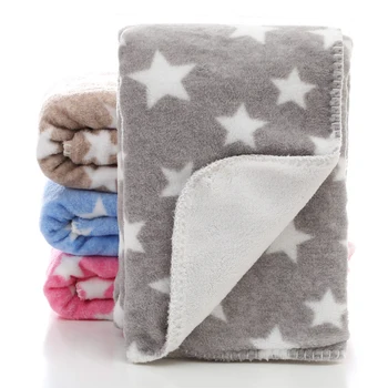 Comfortable Soft 75*100 Children Baby napping Blanket Solid Color Small Star Coral Fleece Blanket Thick Double Autumn And Winter
Comfortable Soft 75*100 Children Baby napping Blanket Solid Color Small Star Coral Fleece Blanket Thick Double Autumn And Winter