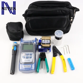 7pcs/set Fiber Optic FTTH Tool Kit with FC-6S Fiber Cleaver and Optical Power Meter 5km Visual Fault Locator Wire stripper
7pcs/set Fiber Optic FTTH Tool Kit with FC-6S Fiber Cleaver and Optical Power Meter 5km Visual Fault Locator Wire stripper