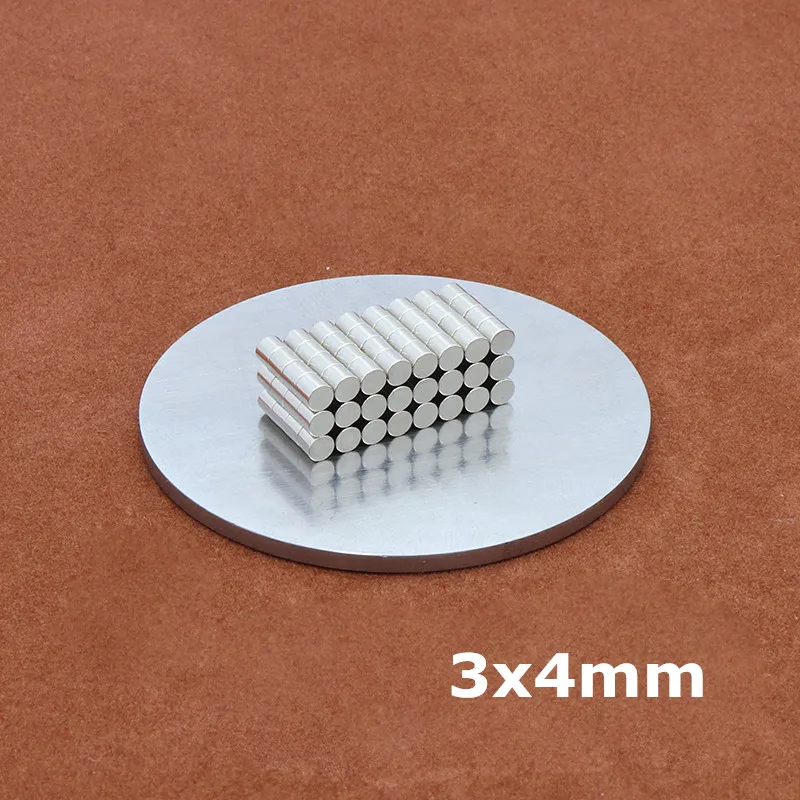 200pcs 3x4mm Mini Neodymium Magnet Disc 3mm x 4mm NdFeB Permanent Small Round Super Strong Powerful Magnetic Magnets Home Decor
200pcs 3x4mm Mini Neodymium Magnet Disc 3mm x 4mm NdFeB Permanent Small Round Super Strong Powerful Magnetic Magnets Home Decor