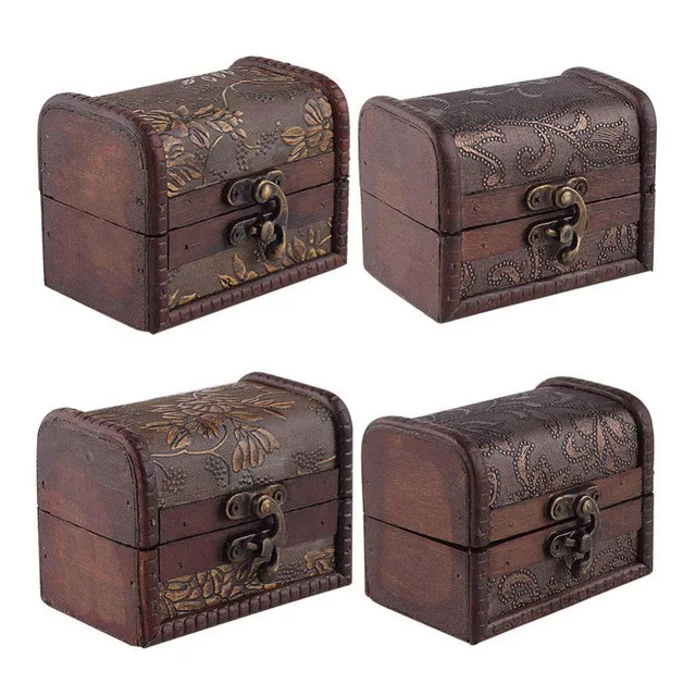 Treasure Chest Case Wood Box Mini Wooden Flower Pattern Manual Container Handmade Boxes
Treasure Chest Case Wood Box Mini Wooden Flower Pattern Manual Container Handmade Boxes